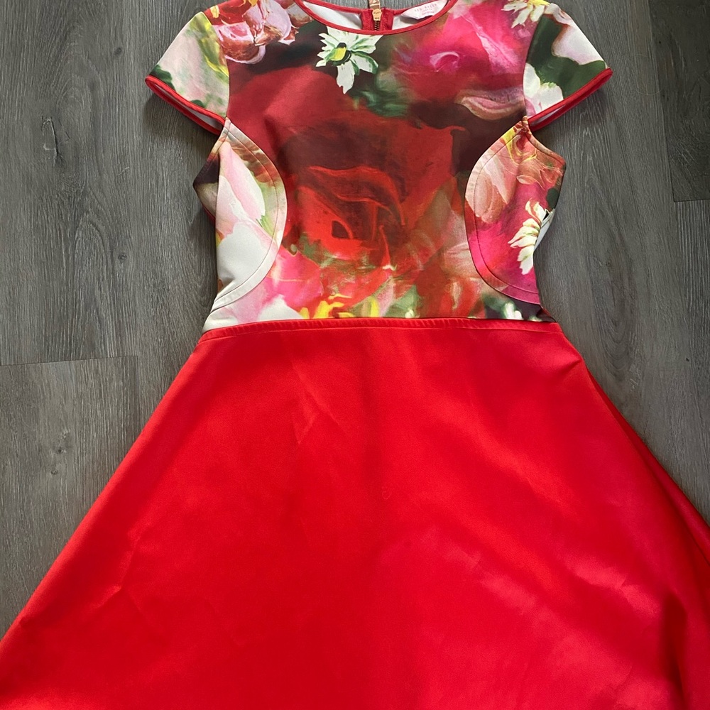Ted Baker fit and flare dress